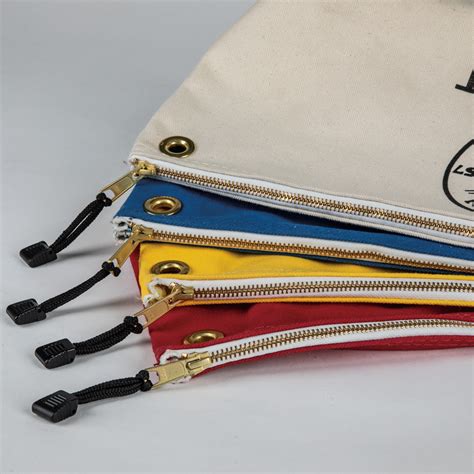 Canvas Bag with Zipper, Large Natural - 5539LNAT | Klein Tools - For Professionals since 1857