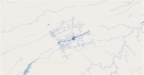 Smyth County, Virginia Major Roads | Koordinates