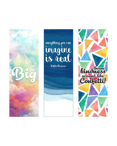 Free Printable Inspirational Quote Bookmarks - The Cottage Market