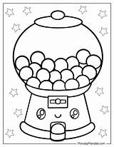 24 Candy Coloring Pages Free PDF Printables sketch template