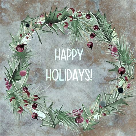 Christmas Wreath Greeting Card Free Stock Photo - Public Domain Pictures