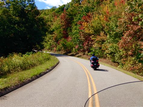 Motorcycle trip on the blue ridge parkway #fall | Motorcycle travel ...