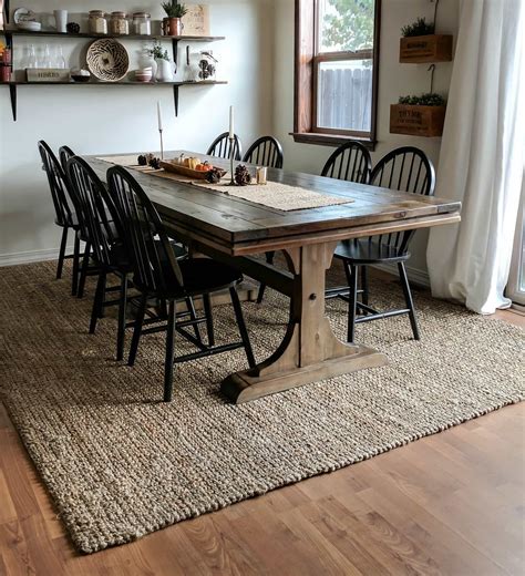 To Jute, or Not to Jute - An Honest Review | Dining rug, Rug under dining table, Dining room design