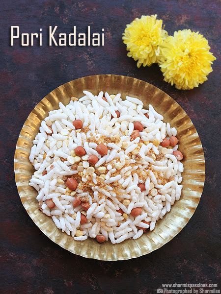 Pori Kadalai Recipe | Saraswathi Pooja Recipes - Sharmis Passions