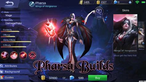 Panduan Mobile Legends Bang Bang – Hero Builds: Pharsa - Jonooit