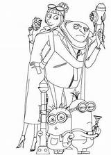 Printable Coloring Pages Despicable Me At GetDrawings  Free Download sketch template