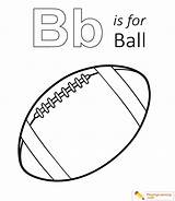 B With Balls Colouring Pages Sketch Coloring Page sketch template
