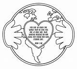 10 Best Printable Coloring Page With John 3 16 PDF For Free At  sketch template