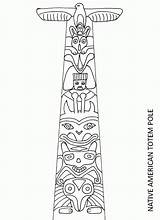 Coloring Pages Of Totem Poles  Home sketch template