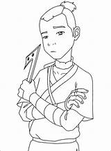 Sokka From Avatar coloring Page Aang Katara Pals Puppy  sketch template