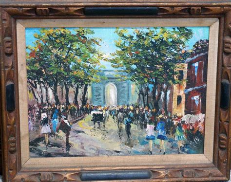 "Arc de Triomphe" Painting by Mary Botto Signed Professional Artist Original Framed | Painting ...