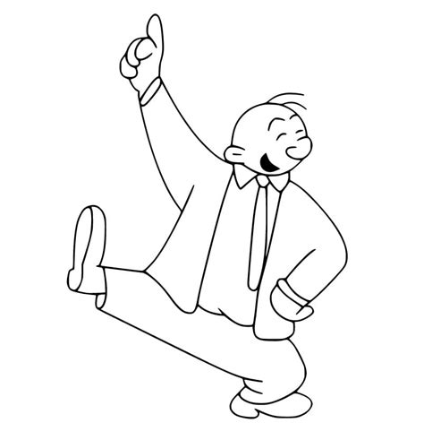 Swee'Pea from Popeye - Coloring Pages
