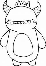 Free & Easy To Print Monster Coloring Pages  Tulamama sketch template