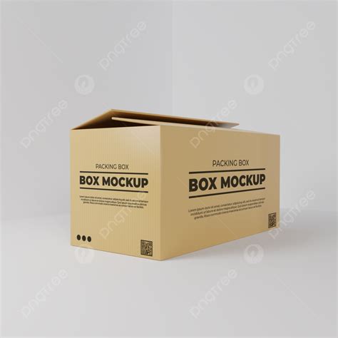 판지 포장 상자 목업mockup 템플릿 PSD 다운로드, 디자인 자료 다운로드