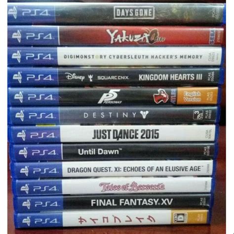 original Playstation 4 games | Shopee Philippines