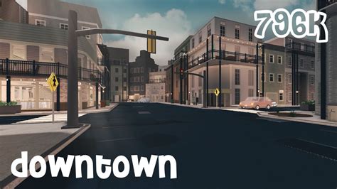 Downtown Speed Build [ ROBLOX BLOXBURG ] + tour - YouTube
