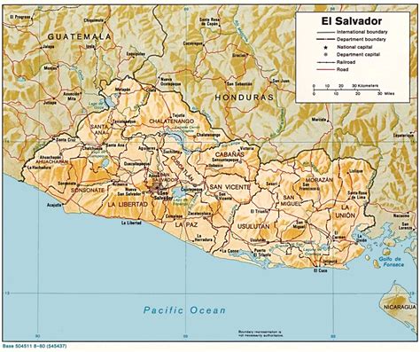 Maps of El Salvador - Salvadoran Flags, Maps, Economy, Geography, Climate, Natural Resources ...