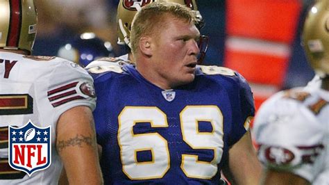 Brock Lesnar NFL highlights. : r/MMA