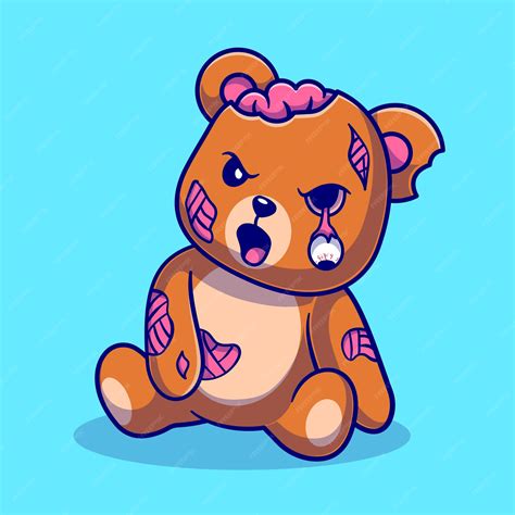 Ripped Teddy Bear Drawing