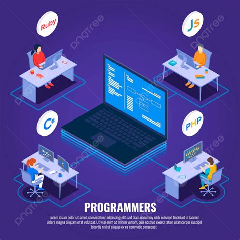 Programming Isometric Web Banner Vector Template Template Download on Pngtree