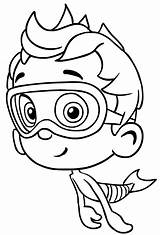 Coloring Pages  Bubble Guppies For Kids sketch template