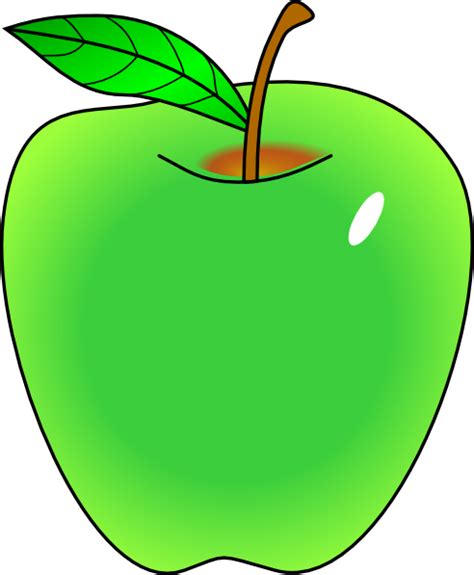 green apple for kids - Clip Art Library