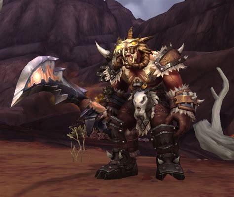 Mag'har Heritage armor with Warfront Plate Looks Epic : r/wow