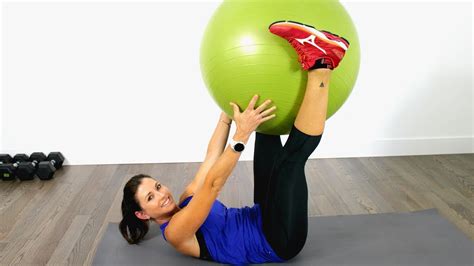 MAD ABS - 20 MINUTE STABILITY BALL CORE WORKOUT - YouTube