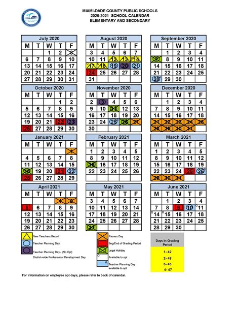 2020-2021 School Calendar - PTSA Nautilus Middle School