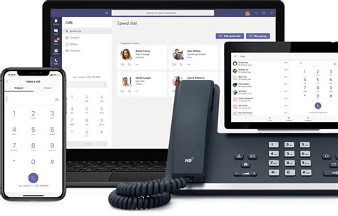 Microsoft Teams Phone System, make and receive phone calls anywhere