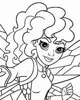 Bumblebee In The Foreground DC Superhero Girls coloring Page sketch template