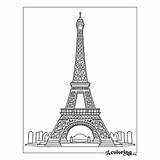 🎨 Eiffel Tower Coloring Page Download Free Printable sketch template