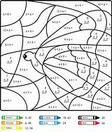Multiplication Color By Number Coloring Pages  Free Printables sketch template