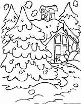 Snow Coloring Pages sketch template