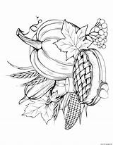 Fall Harvest Coloring Pages Sketch Page sketch template