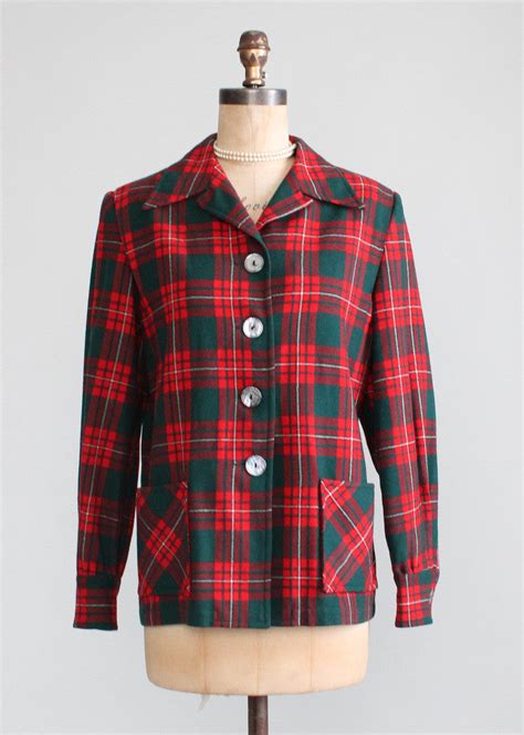 Vintage 1940s Pendleton Plaid 49er Jacket | Raleigh Vintage