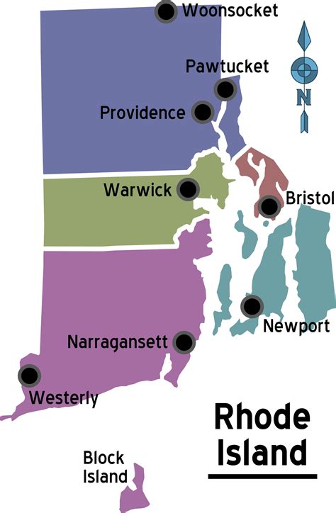 File:Map of Rhode Island Regions.png - Wikitravel Shared