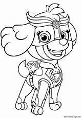 Paw Patrol Sky Coloring Sheets Pages Sketch Coloring Page sketch template