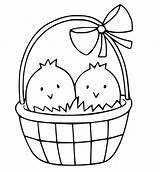 Easy Easter Chick Coloring Page  Free Printable Pages For Kids sketch template