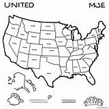 United States Map Coloring Page 8090 6436 sketch template