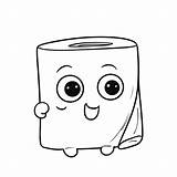 Toilet Paper Colouring Pages Sketch Coloring Page sketch template