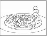 Summer Salad Coloring Page  Nutritioneducationstorecom sketch template