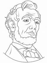 Abraham Lincoln Face coloring Page  Download Print Or Color Online sketch template