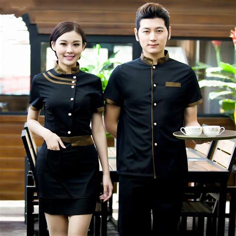 Restaurant Waitress Uniform Hotel Staff Uniform Waitress Uniform Online ...