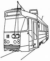 Tramway Coloring Pages sketch template