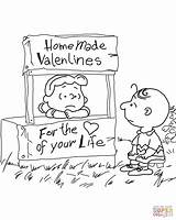 Peanuts Valentines Day coloring page  Free Printable Coloring Pages sketch template