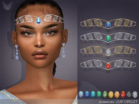 Sims 4 Leaf Circlet by feyona | The Sims Book