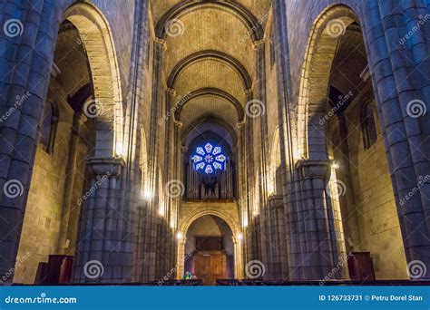 Interior of Se Cathedral in Porto City in Portugal. Editorial Photo - Image of destination ...