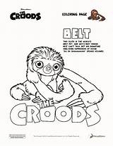 The Croods  Coloring Pages Free coloring For Kids sketch template