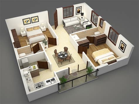 Small House 3d Floor Plan - Image to u